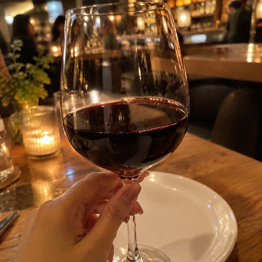First pour of the evening