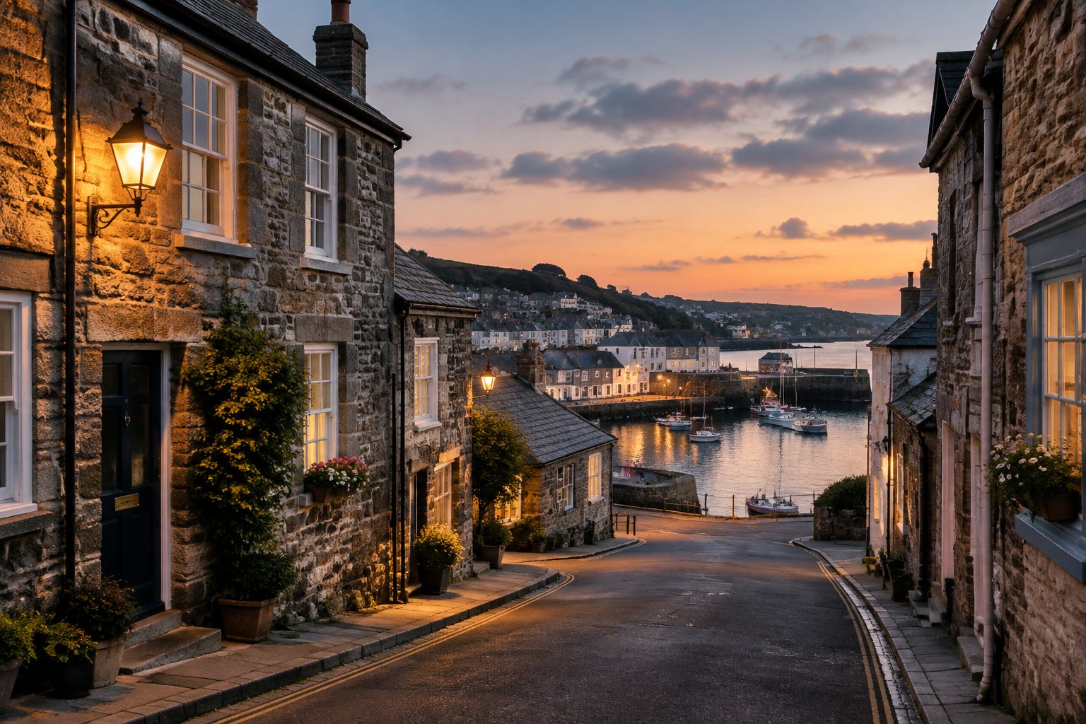 Padstow at dusk